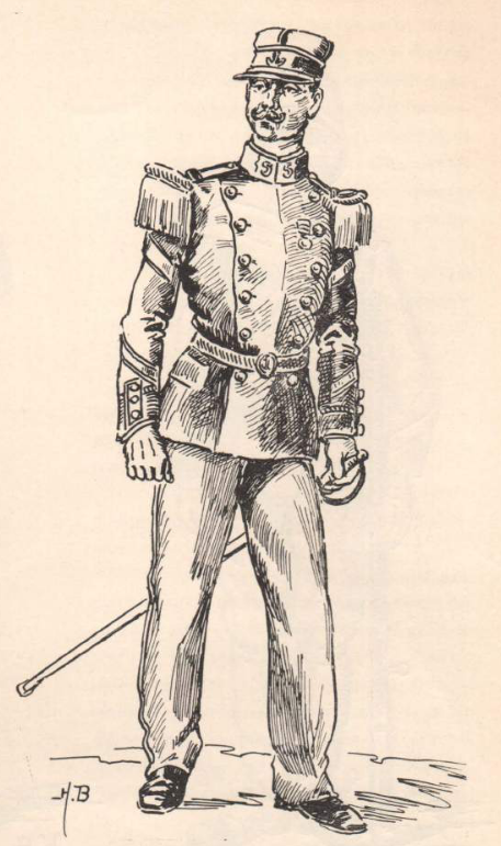Alors, c'est quoi une "soutache" ? Une "Tresse de galon dont on se sert pour l’ornement d’uniformes militaires et de vêtements de femme." (Dictionnaire de l' @academie_fr)Exemple ici de soutaches d'ancienneté d'une tenue de ville de Sergent-Fourrier en 1910-14 