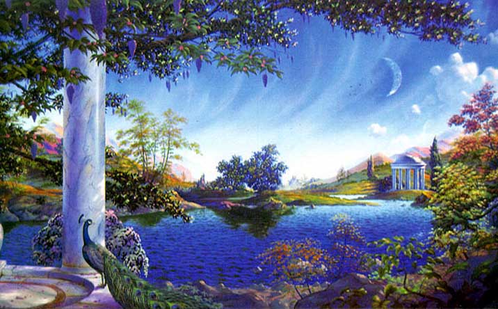 There were 2 ElysiumsIsland of the Blessed-For Every Virtuous Myth Hero & Acc. to Homer's "Odyssey",A Paradise Far West of River OceanusLethean Fields of Haides-In Underworld, River Letheit from Haides, Elite Hero Souls chosen by Persephone..(theoi)2/7