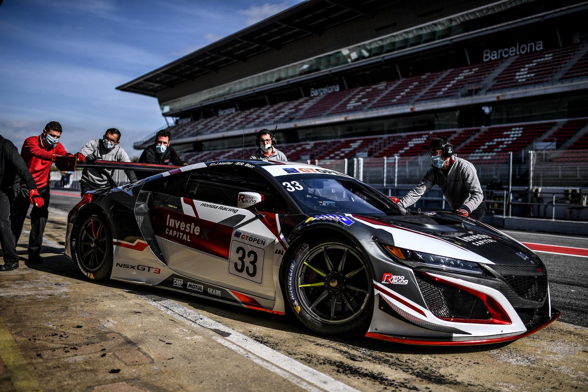 ReeceBarr88's tweet photo. Well we ended our debut weekend with 2 Pro/Am podiums and a front row start can't ask for much more than that. With some things to improve we can come back even stronger 💪🏼. And props to @JASMotorsport for having the NSX on point all weekend. For now Adiós @Circuitcat_eng 👊🏼 https://t.co/tLdptlofVX