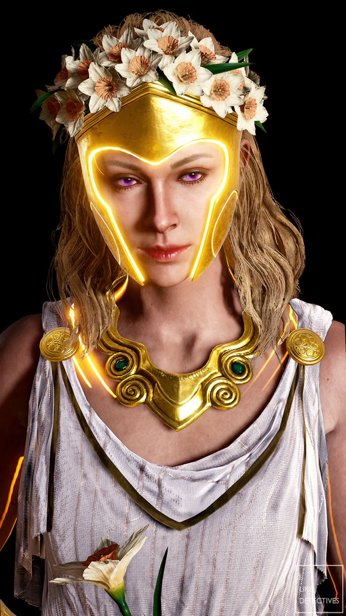 In 2/7, I talk about 2 Elysiums, 2nd one is  #AssassinsCreed  's bc the Lethean Fields "was promised to the initiates of the Mystery cults of Demeter, Persephone, and Hekate, among others."(mythology) #ACFact: We see Persephone & Hekate.Now let's describe the field!3/7