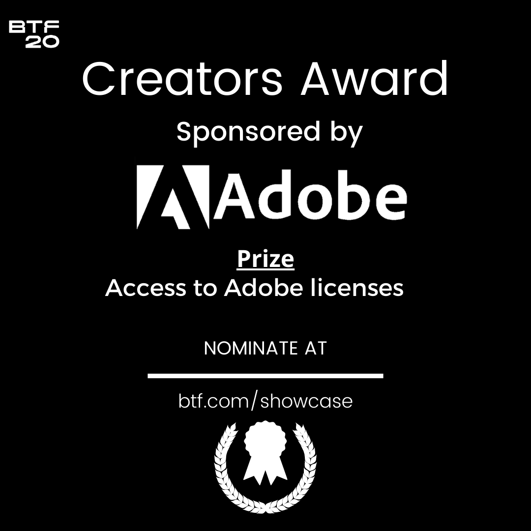 BlackTechFest's tweet photo. Weโre excited to have @AdobeUK sponsor our Creatives award, part of #BlackTechFest Showcase:
If you are or know a #creative that uses Adobe for their artwork - nominate them here:
https://t.co/tqlmGTTuyW
Prize ๐: 12-month Creative Cloud licence
#BTF20 #BlackTechFest https://t.co/s1rp89I5Yk