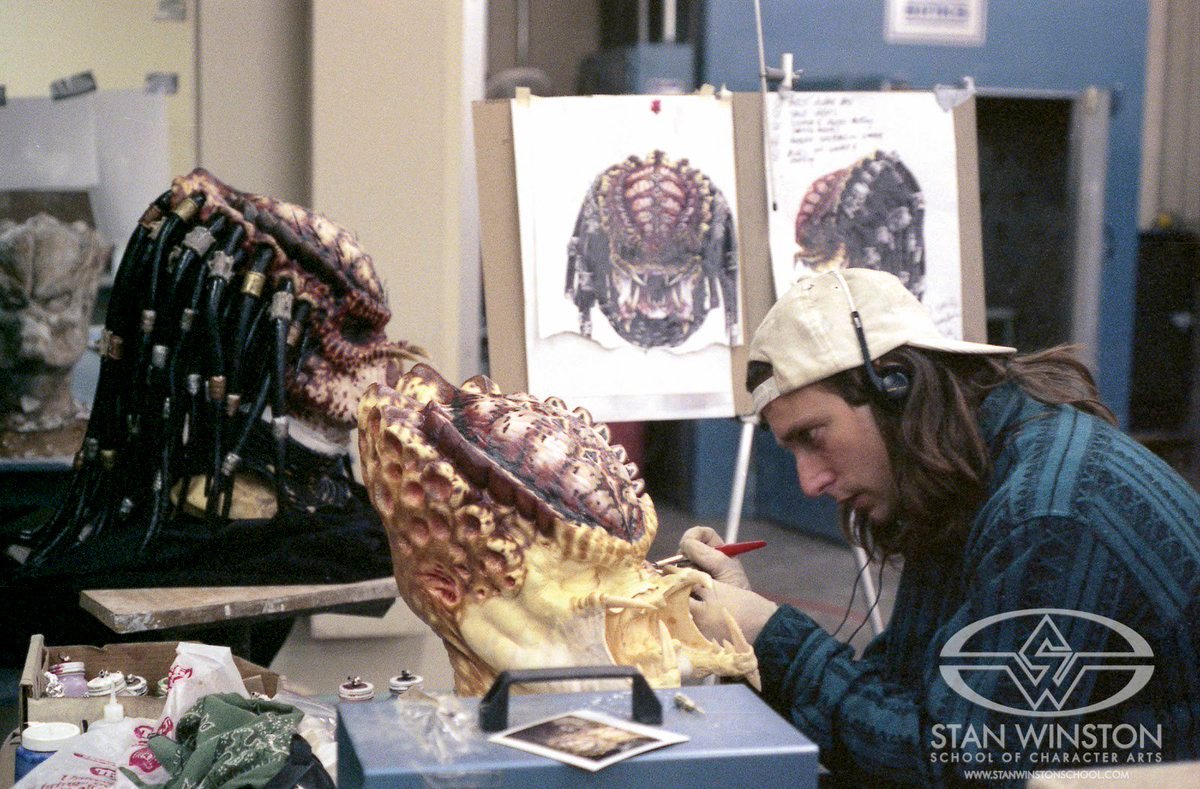  #TheMandalorian  John Rosengrant embodies Gor Koresh. Puppeteer supervisor on Mando, John Rosengrant is the co-founder of Legacy Effects, alumnus of the late Stan Winston and a SFX legend. Before Baby Yoda, you have admired his work for 4 decades. Hello  @SWinstonSchool <3