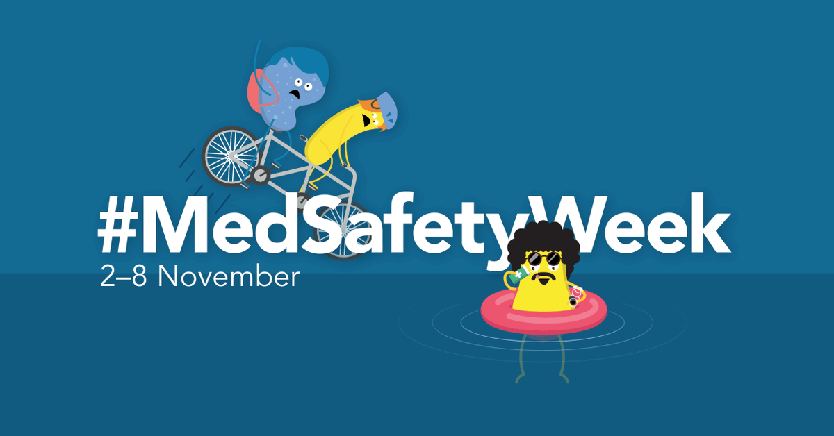 WHO's tweet photo. It's #MedSafetyWeek 

The most important aspect of drug safety monitoring is reliable, real-time information.

Patients &amp; healtworkers: you can help ensure 💊 work safely for all by reporting suspected side effects from medicines.

👉 https://t.co/kppNTuchDl https://t.co/QZGqn3jnfn