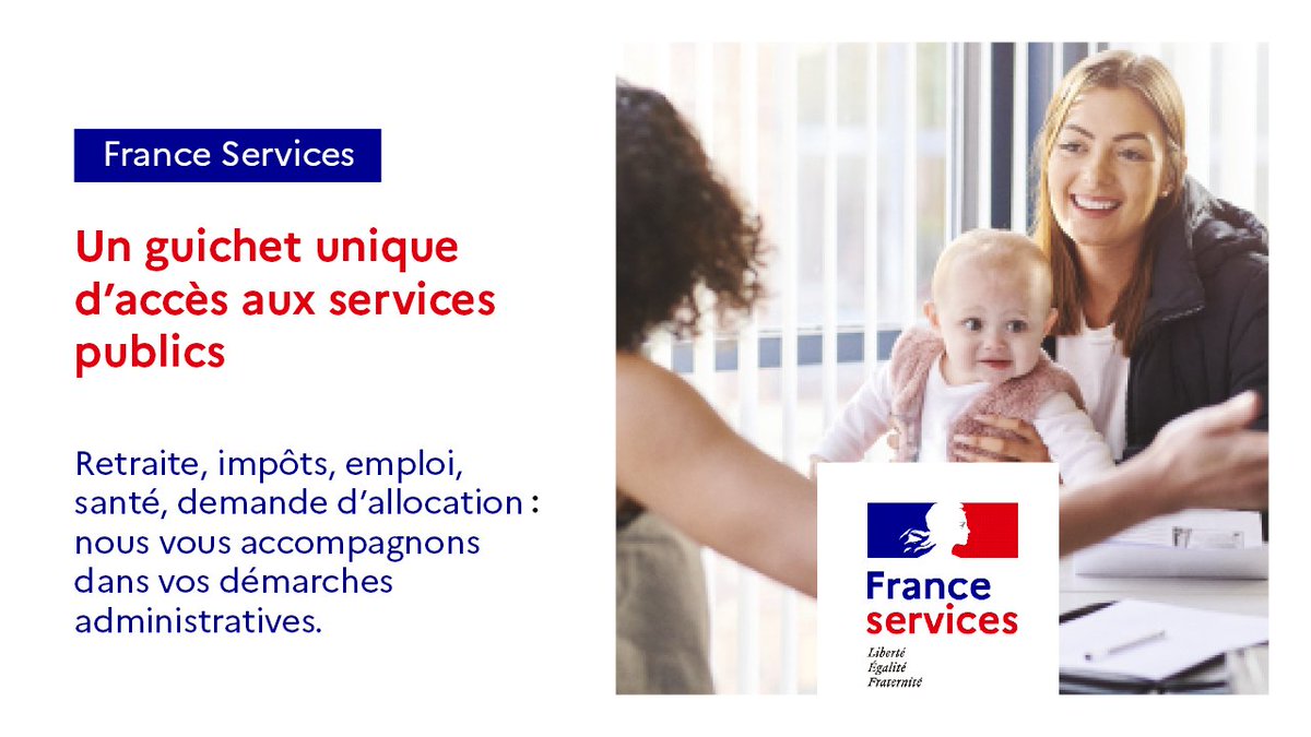 ANCTerritoires's tweet photo. #COVID19 | Pendant le confinement, les #FranceServices restent ouvertes afin de vous accompagner dans vos démarches administratives.
📍 Découvrez notre carte interactive avec l'ensemble de leurs coordonnées 👉 https://t.co/c4pw984eV7 https://t.co/mraEIwXa2A