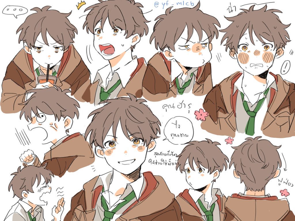 มีวาดแฟนอาร์ตคุณฮายุสามขวบของคุณมิรุไว้ด้วยแต่เขิลไม่กล้าอัพลง แหะๆ 