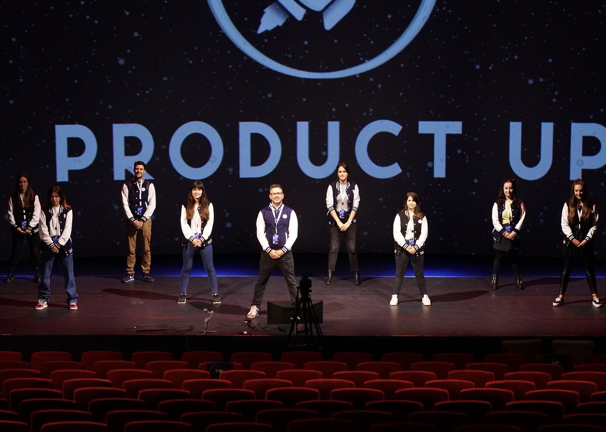 passionpeopleNL's tweet photo. A big thank you to our Passionate People team for their contribution to the @productupconf! 🚀

After 5 months of hard work, we can proudly say that #ProductUP was a total success and we look forward to its 2nd edition next year 📆 ! 

Thanks to everyone for making it happen! 😊 https://t.co/8fzoZ5pOkT