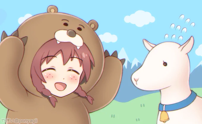 くまゔぇるでちゃんとネーヴェちゃん!
#虹ヶ咲
#lovelive 