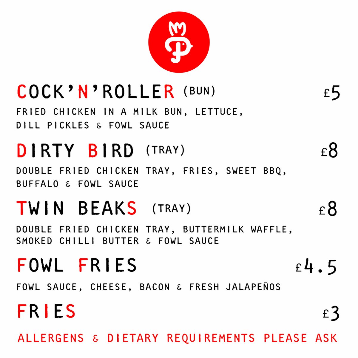 Fowl Play (@fowlplayfood) on Twitter photo UPPIN' STICKS AND COOKIN' CHICKS!
Oh yeah, we're back mothercluckers π
Catch us at Isabella, #Blyth this Wednesday with #EventNorth π€€
BAG YOUR BIRD β bit.ly/FowlPlayMenu
For allergens and any questions, please drop us an email on info@fowlplayfood.co.uk π UPPIN' STICKS AND COOKIN' CHICKS!
Oh yeah, we're back mothercluckers π
Catch us at Isabella, #Blyth this Wednesday with #EventNorth π€€
BAG YOUR BIRD β bit.ly/FowlPlayMenu
For allergens and any questions, please drop us an email on info@fowlplayfood.co.uk π