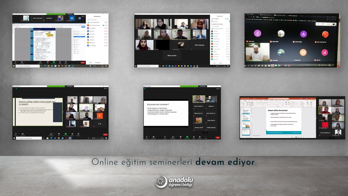 Online eğitim seminerlerimiz devam ediyor.