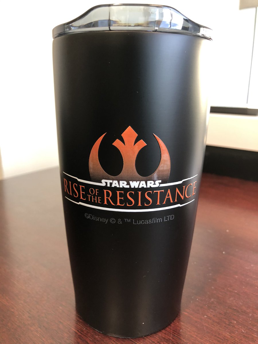 Story time. So nearly a year ago I went on the Rise of the Resistance ride for the first time at Disney WorldI was reminded of it today when I grabbed this mug to useOne of the... unique things about this ride is that the storyline is you’re captured by the Empire 1/?