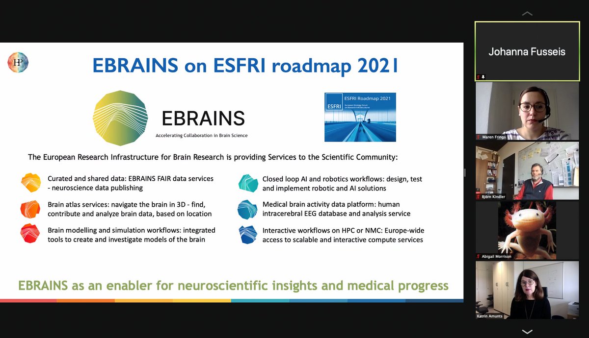 HBP_Education's tweet photo. The first virtual EBRAINS Infrastructure Training on #tools and #services offered by @EBRAINS_eu started today. We are happy to welcome nearly 60 participants and look forward to a various programme with exciting talks and hands-on sessions! 

#EBRAININGS #EBRAINSComputing https://t.co/4IBTAjQLix