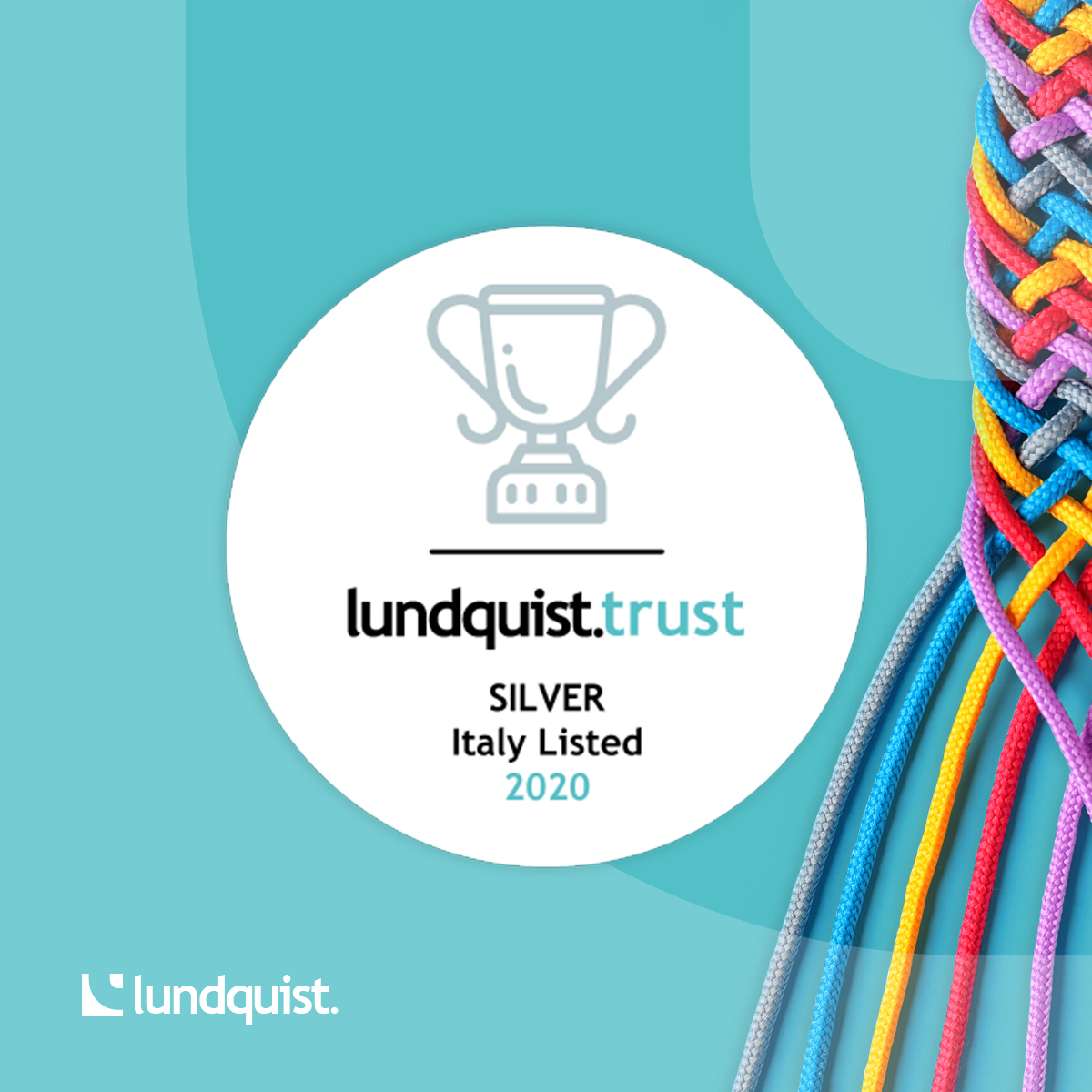 Lundquist's tweet photo. Next, 🎙️ we call to the podium those that made it into the #silverclass 🥈: @AceaGruppo, @ERGnow , @Leonardo_live , @Pirelli , @PosteNews and #Saipem! Congrats! 

👉 Here our research: https://t.co/PfX9YsZ2AN
#silverclass #trust2020 #lundquistresearch https://t.co/Di7ljM8kob