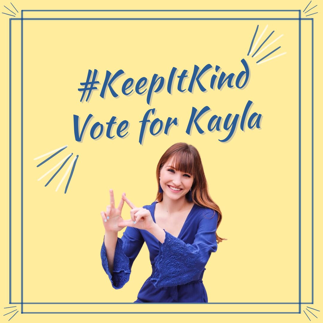 smith4kayla's tweet photo. Homecoming voting opens TODAY!!! Voting ends on Nov. 5th @ 11:00 p.m. #KeepItKind Vote for Kayla💛 
Here is the link to vote: https://t.co/plDJhUCOWQ https://t.co/QdGbDuQAdJ