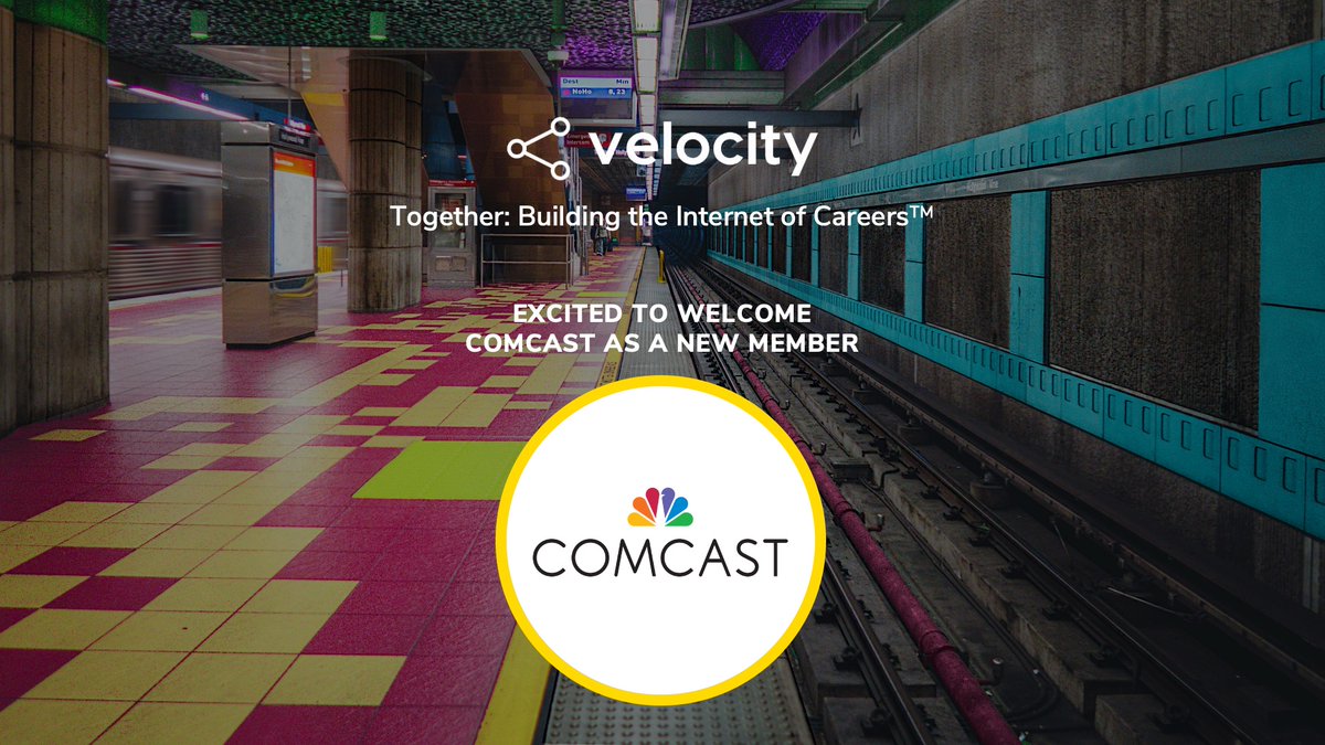VelocityFdn's tweet photo. We're excited to welcome @comcast to the Velocity Network Foundation! As one of the world's largest media and technology companies, Comcast is joining other members across HR and Ed tech to build a globally accessible, trustworthy Internet of Careers™. https://t.co/cdtVB28sio https://t.co/QeUWwsPkgi