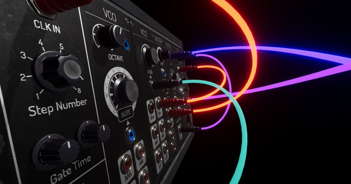 brightlightrx's tweet photo. Love this perspective :)
#synthspace #synthspacevr #synth #virtualreality #vr #vrsynth #steamvr #steamwishlist #modularsynthesizer #modularsynth #virtualmodular #virtualmodularsynth #musicproduction https://t.co/qtjNE2sNdC