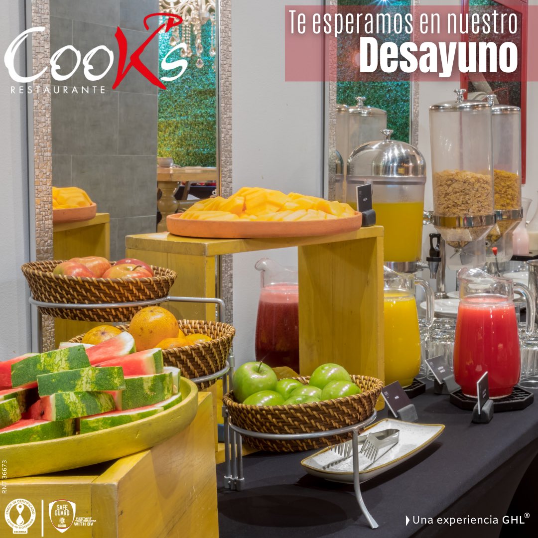 cooksbaq's tweet photo. ¡Festivo de Cook's! ☀
Te esperamos en nuestro #DesayunoBuffet😁 para que disfrutes el mejor desayuno de la ciudad.

¡Ven, te esperamos!
Estamos certificados con el sello #SafeGuard para ofrecerte un espacio 100% Bioseguro 🔰

Reservas: 👇
☎ 367 9777 📱316 874 9307 https://t.co/KSfHc3BqvH
