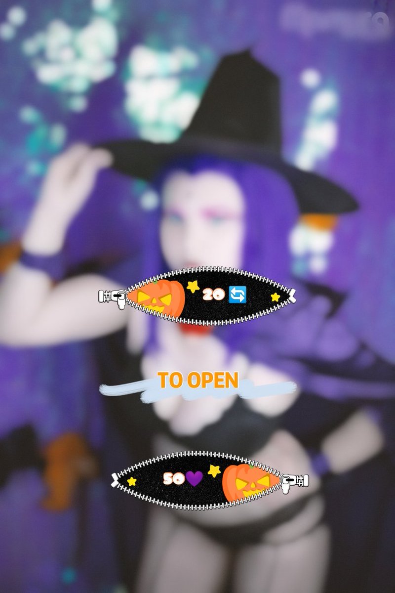 mamura_senpai_'s tweet image. 🎃 Let's delay Halloween a little more👻
💜My new photoset Witch Raven will help you with this💜
20🔄 and 50💜 help you find a spell to show the second photo🧙🏻‍♀️
 🖤Or you can find this witch on my Ko-Fi shop💜
#Halloween #Halloween2020 #Raven #Ravencosplay #erocosplay #Raventober