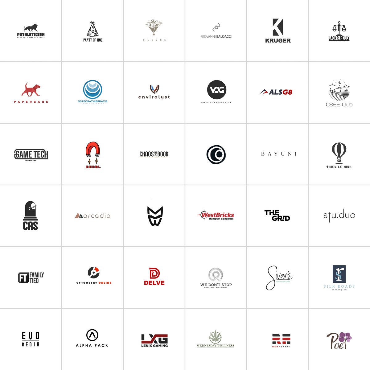 Ross_Creates's tweet photo. Some of my favorite logo's that I've designed for my clients recently! 

DM or email me for your own!
info@rosscreates.com https://t.co/L0vlVCUpAm