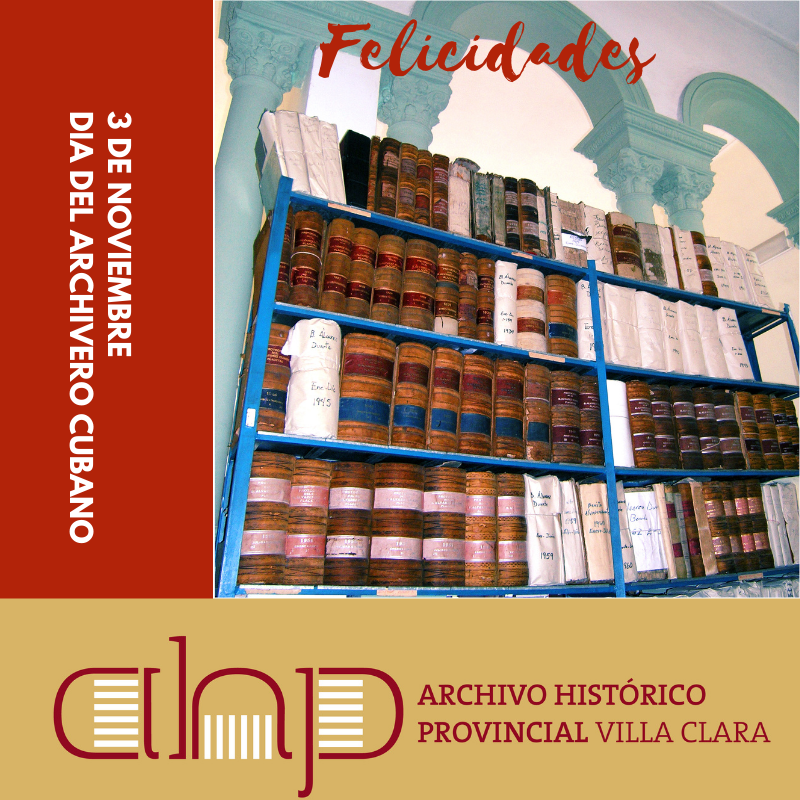 3 de noviembre Día del Archivero cubano, Felicidades archiveros cubanos #SomosCuba #MemoriaHistórica