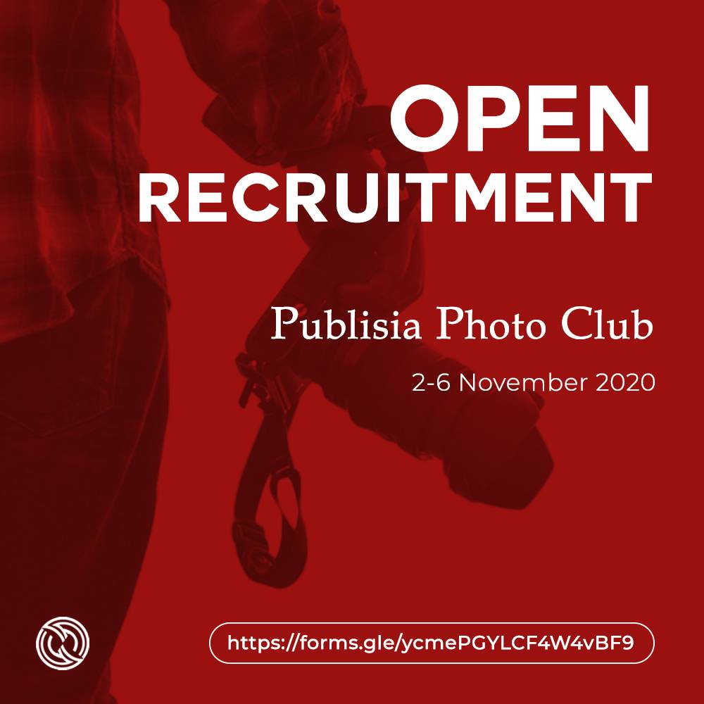 ppc_ugm's tweet photo. 📷 PPC Open Recuitment📸
Halo teman2, buat yang suka atau mau belajar fotografi, boleh banget join ke BSO kita. Walaupun di masa pandemi, tapi tidak menghalangi kegiatan kita. Yuk yang mau join bisa daftar di https://t.co/qODEIvgoui
Ditunggu sampe 6 November, see u there 🙂 https://t.co/pKL92zFW4R