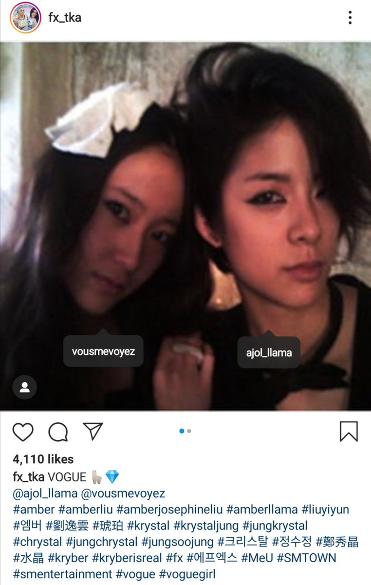 KryBer_TH's tweet photo. 201102 แอมเบอร์รีโพสอินตราแกรมสตอรี่ของคริสตัล: "โถว 😂" https://t.co/Qm8NSY3WZy