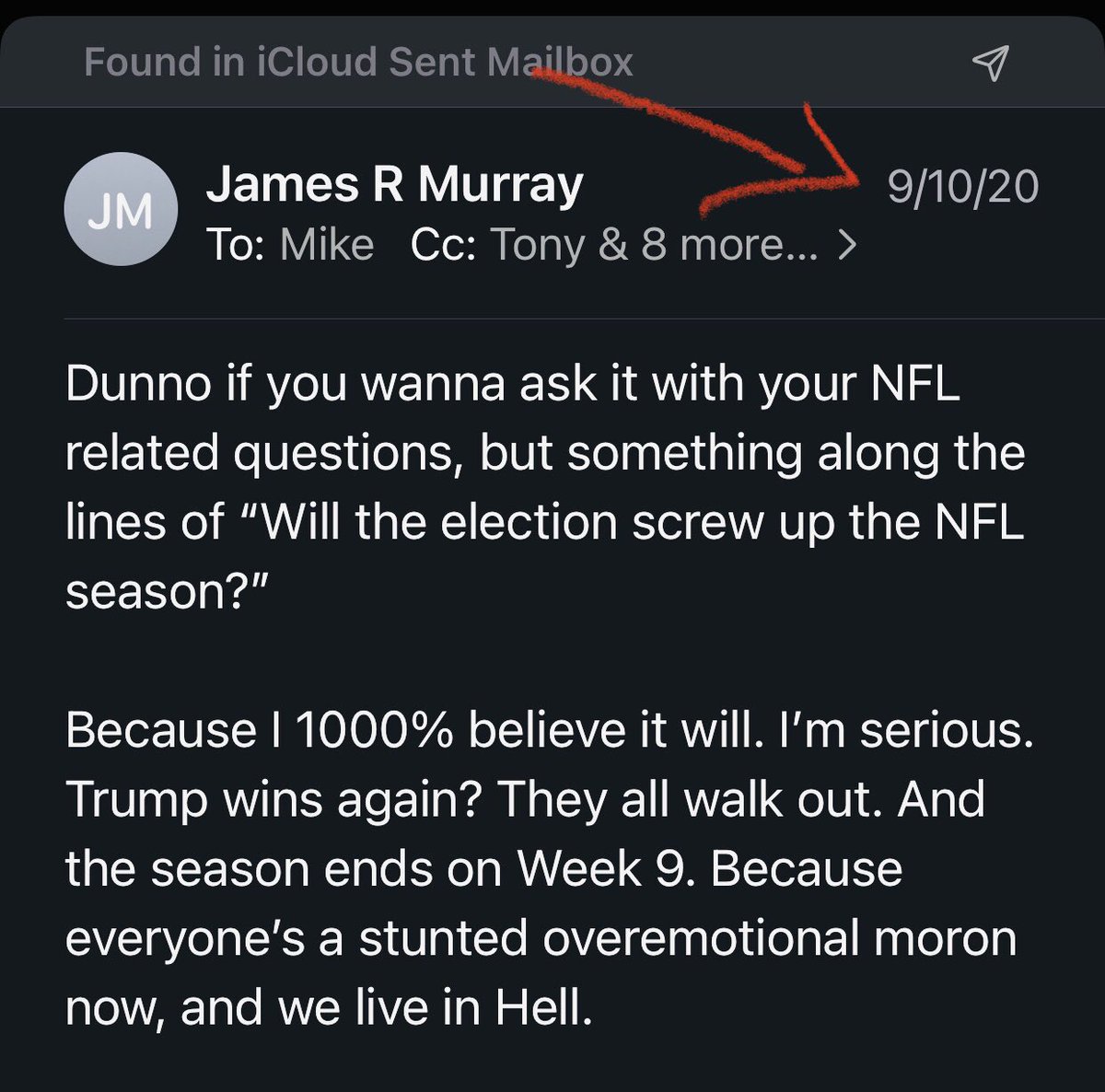 bigjimmurray's tweet photo. #IHadItFirst https://t.co/SkYeWSb8hW