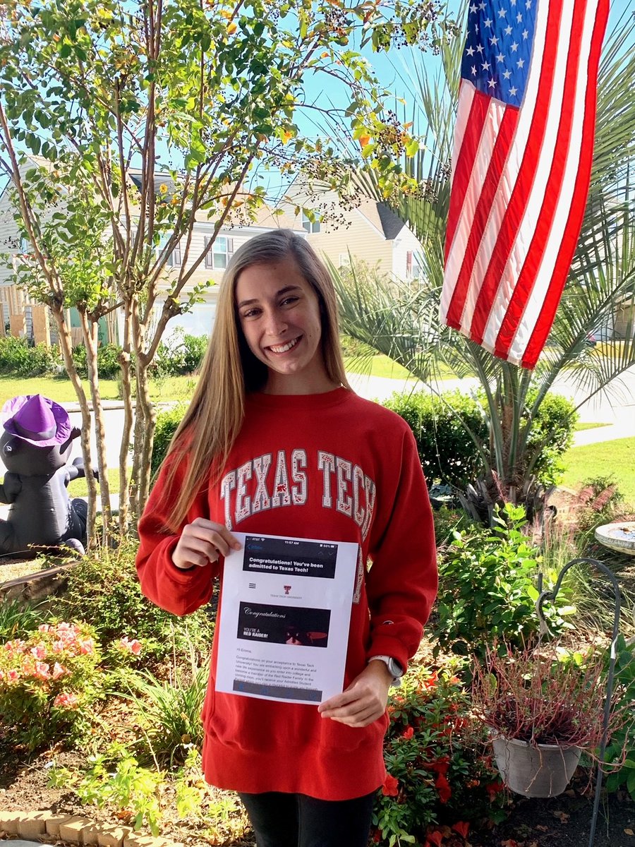 Congratulations Emma Grace Dunn on your acceptance to <a href="/TexasTech/">Texas Tech University</a> ! Emma plans to major in Agriculture with dreams of being a high school Ag teacher.  We are so proud of you Emma! #CFPantherLife #CollegeBound <a href="/SCCommHigherEd/">SC Commission on Higher Ed</a>  <a href="/SCCANGO/">SCCanGo</a>