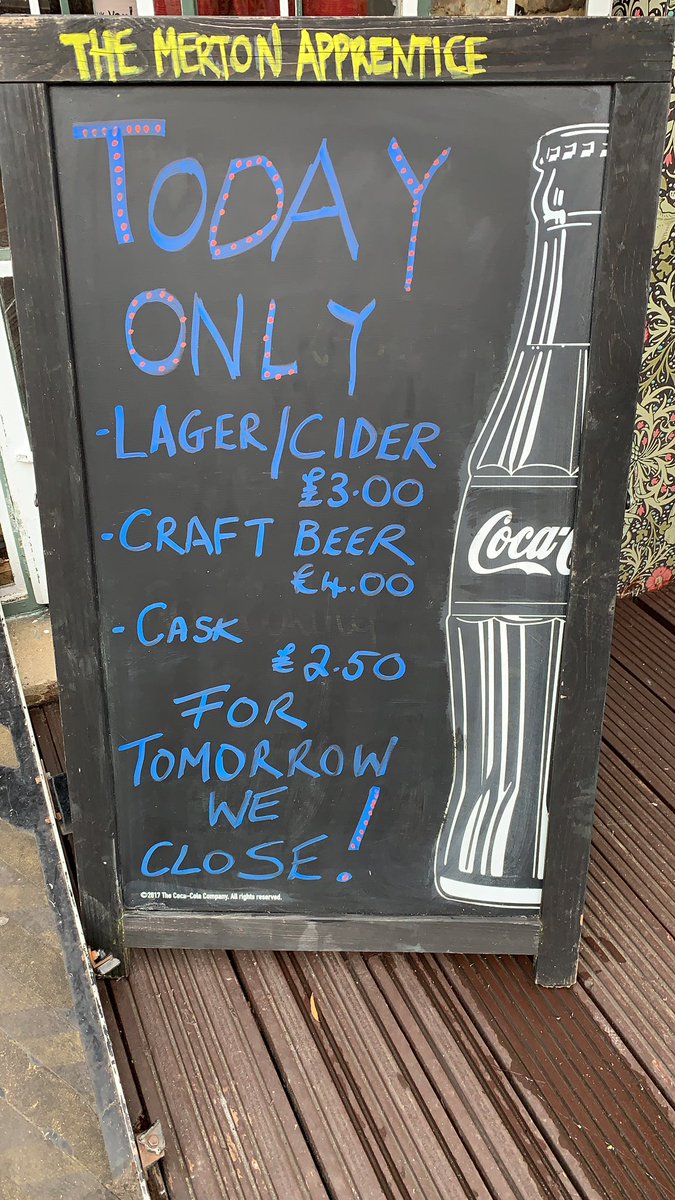 mertonapp's tweet photo. Today Only for Tomorrow we Close! https://t.co/lRJW2ww3nE