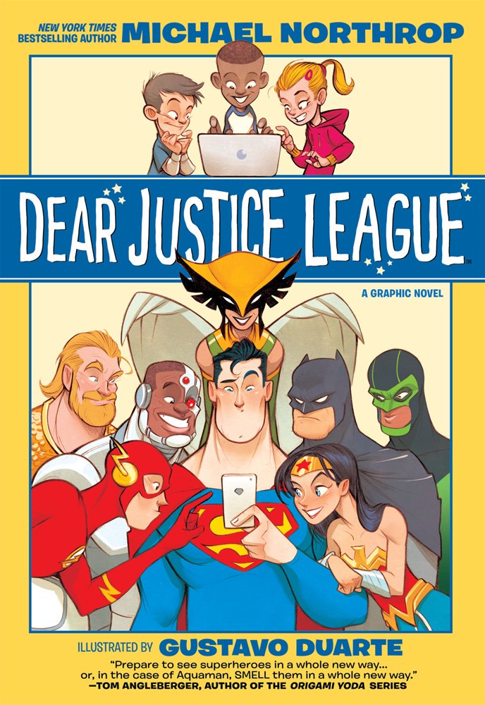 3. DEAR JUSTICE LEAGUEFrom  @mdnorthrop,  @_gustavoduarte,  #MarceloMaiolo,  #WesAbbott,  @SaraPhoebee,  @SteveCook1 and  @ComicMamaAn evergreen all-ages delight of a read. Absolutely effortlessly charming in both the writing and the art.