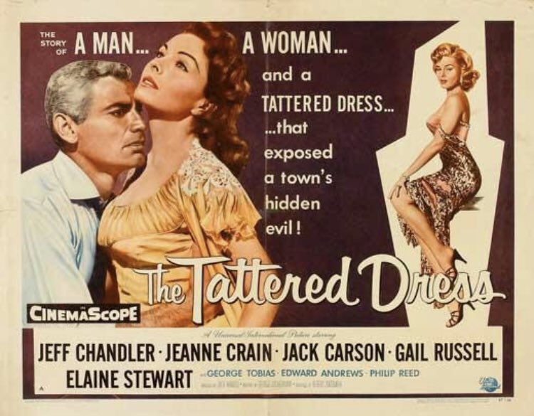 Day 2 of  #Noirvember: The Tattered Dress (1957).