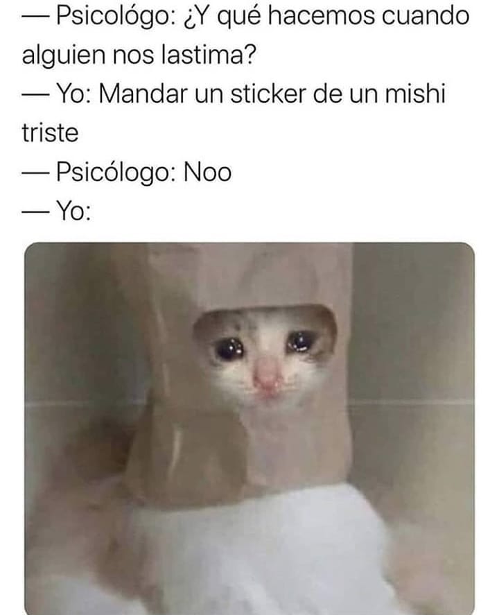 general_at_meme's tweet photo. Es muy triste...

#mishi #gato #sicologo https://t.co/BmRDbfhR7S