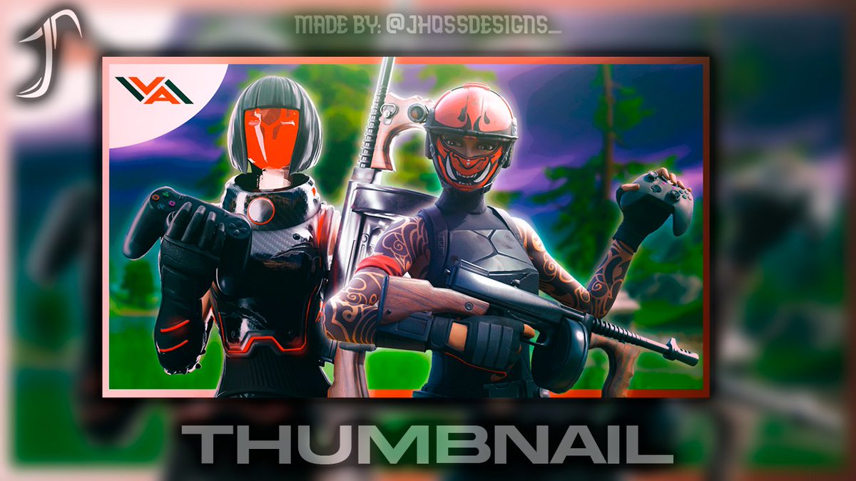 🔥New Fortnite Thumbnail🔥

-For: 
@Valcitygg🕹️

-If you are interesed, contact me at DM. 📩👈👀

-You can see my some of my work in my portfolio💼: be.net/JhossDesigns_

FAV [❤️] &amp; RT [🔁]  are Apreciated. 🙏
