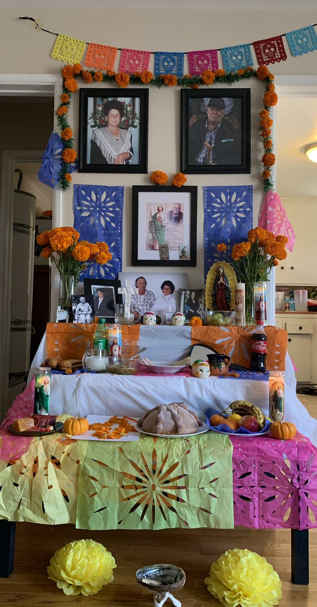 I’m grateful for days like this that make me feel so close to my mom and my culture. Remembering hurts, but today they are with us and that is a gift. Feliz Dia de Los Muertos.