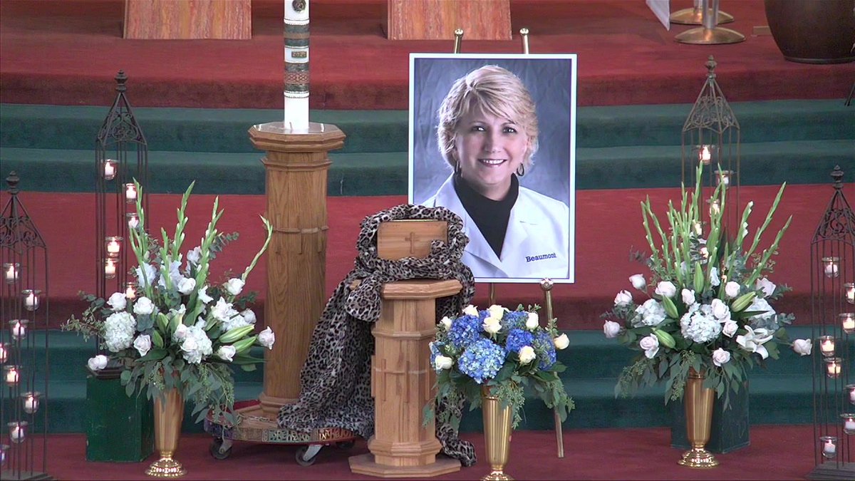 . @realDonaldTrump, 60 y.o. Family Medicine Doctor Nancy Ajemian from Grosse Pointe, Michigan DIED from  #COVID. She was a well-respected doctor with Beaumont Hospital, where she lovingly served the health needs of families  #DocsAreDyingNotLYING