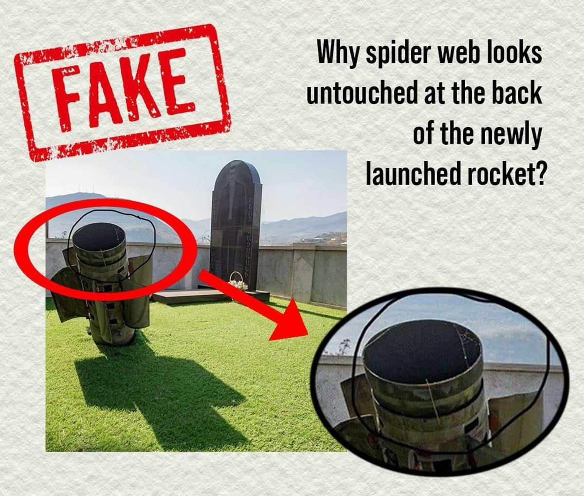 KamalaHassanova's tweet photo. Fake news❗Armenian side claimed that Azerbaijan Army Forces attacked with missiles to gravery. Look at these pictures and  #DontBelieveArmenia https://t.co/aqREIasy16