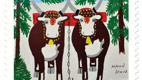 CBCNS's tweet image. Maud Lewis images adorn Canada Post's 2020 holiday collection ift.tt/3jXGzVK
