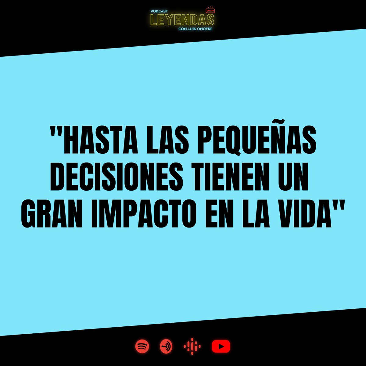 LuisOnofreMX's tweet photo. 💡| Iniciando la semana con las #FrasesDeLeyendas.

🥊Esta vez, @mariocazaresmx nos dejó grandes enseñanzas en el episodio número dos de #LeyendasPodcast🎙.

👊🏻No te lo puedes perder, encuéntralo en tu plataforma favorita.

⬇️⬇️⬇️
https://t.co/GTo2PzCIqh
⬆️⬆️⬆️ https://t.co/yYFWmHxGVd