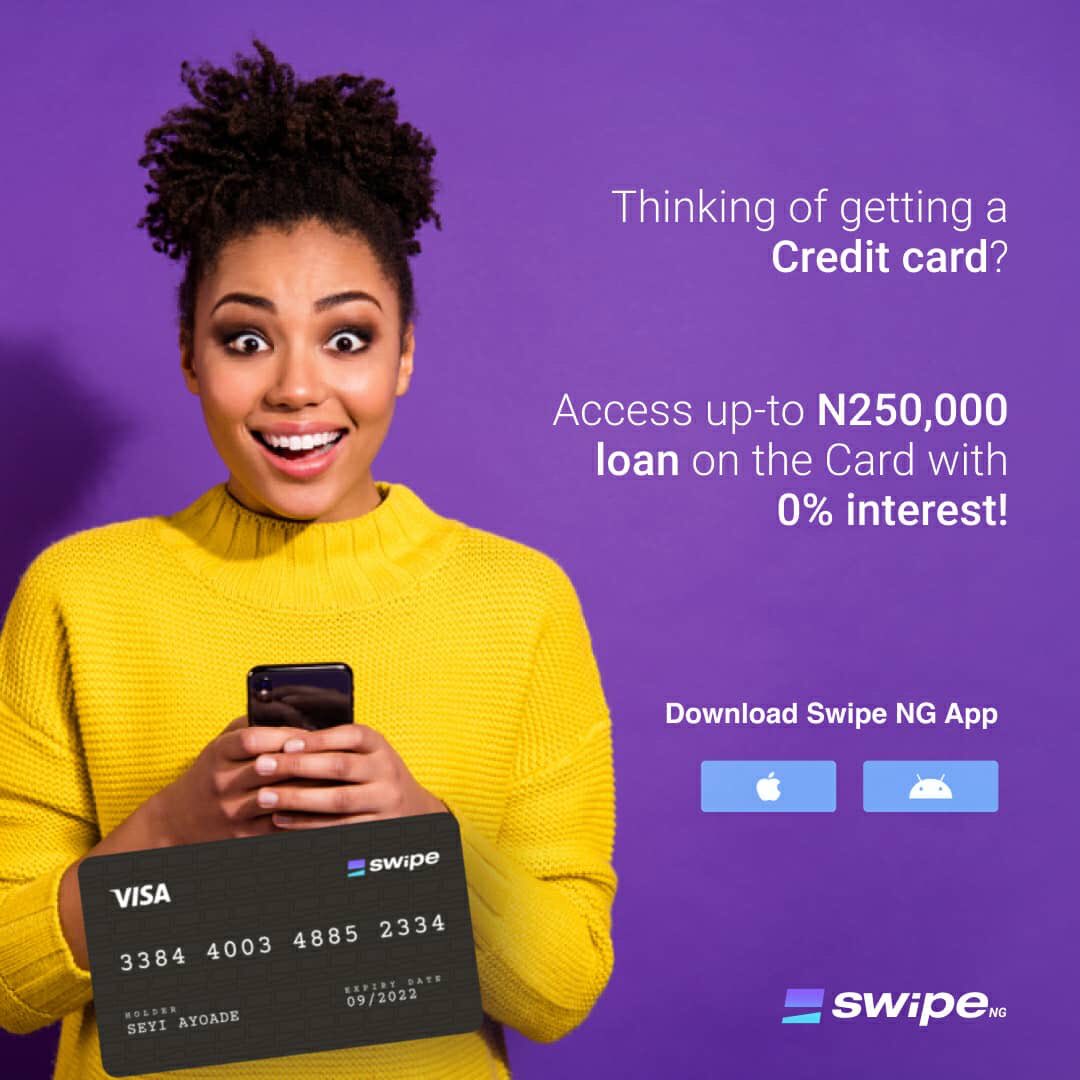 Idayyahh's tweet photo. The best credit card platform is here @get_swipeNG for interest free loan up to 250,000 #GetSwipeNG all you have to do is download via https://t.co/esU8J4Sljr so start now https://t.co/mr9Sp8DtYy
