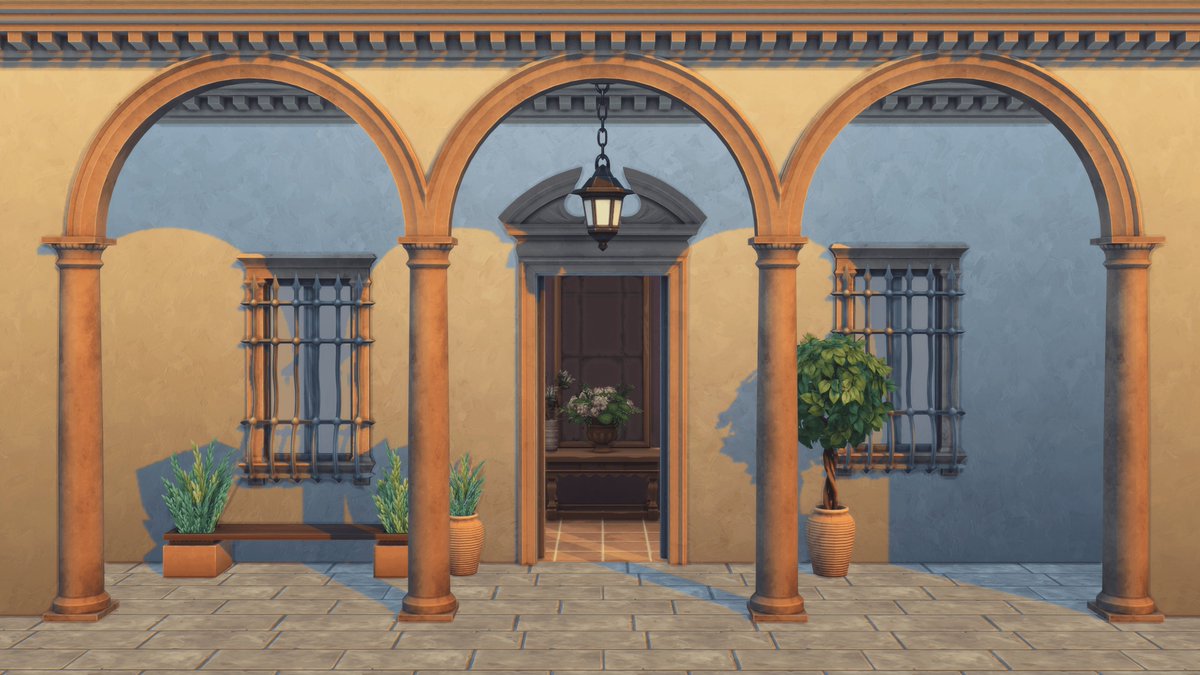 felixandresims's tweet image. I was working on a little something, this is part 2 of the Florence set, but I always loved Venice too, so I included Venetian windows and arches😊.
