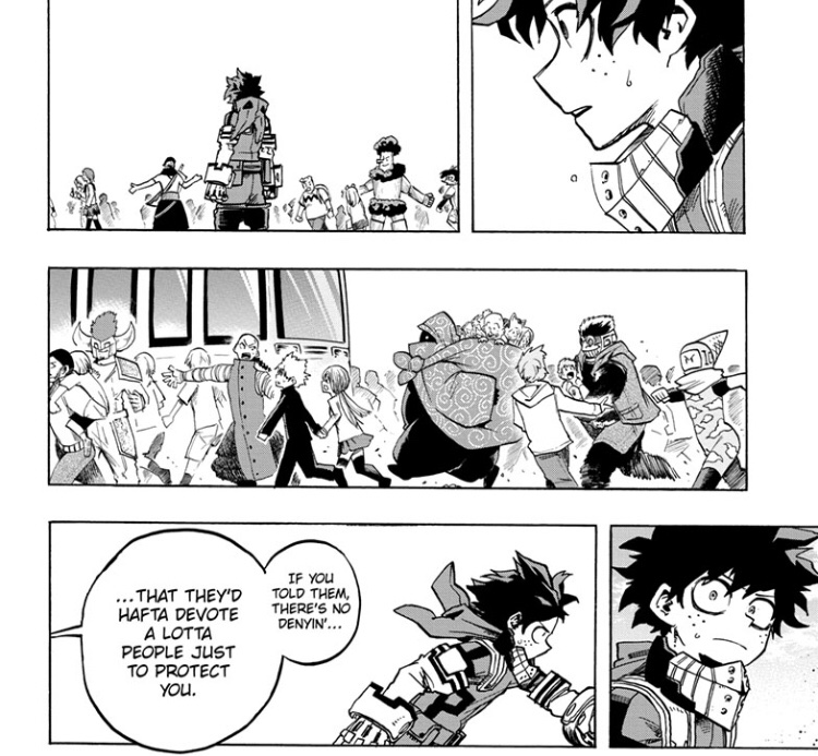 MHA is a series Ive always engaged with on an emotional level first. Ill often open up a volume that’s near my desk & stare at the character expressions. In this current arc full of hype moments I wanted to highlight the little panels that keep me just as enthralled week to week.