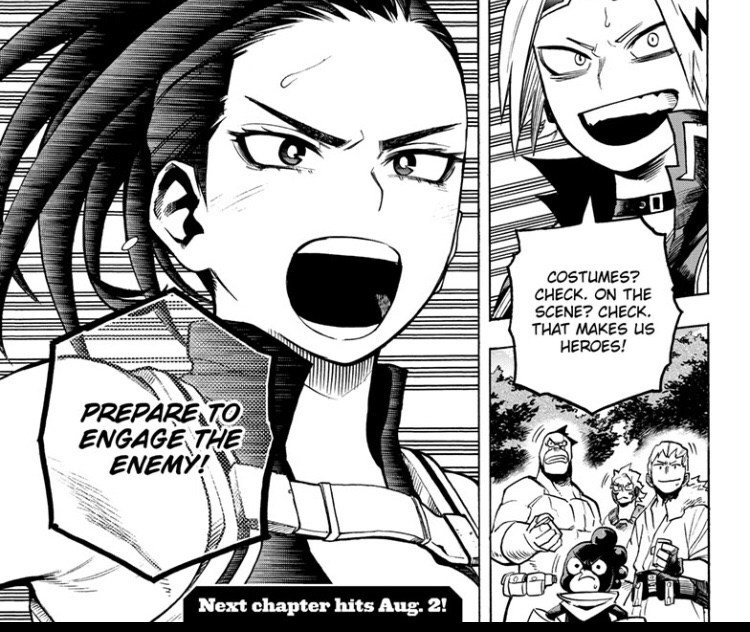 MHA is a series Ive always engaged with on an emotional level first. Ill often open up a volume that’s near my desk & stare at the character expressions. In this current arc full of hype moments I wanted to highlight the little panels that keep me just as enthralled week to week.