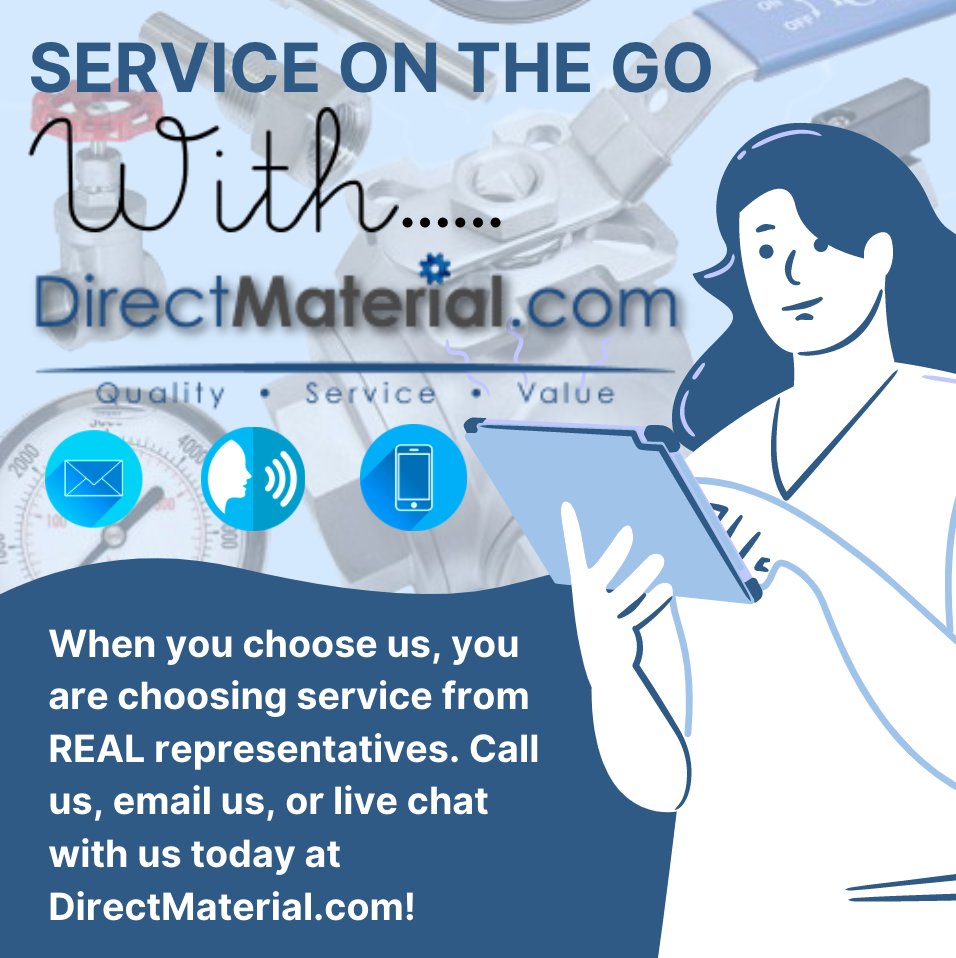 DirectMaterial's tweet photo. Whether you call us, live chat with us, email us, or just plain visit us at https://t.co/WD4b0NABzD, just know that you are choosing quality. When you choose DirectMaterial, you choose customer service from REAL REPRESENTATIVES. https://t.co/vlr8alItdG