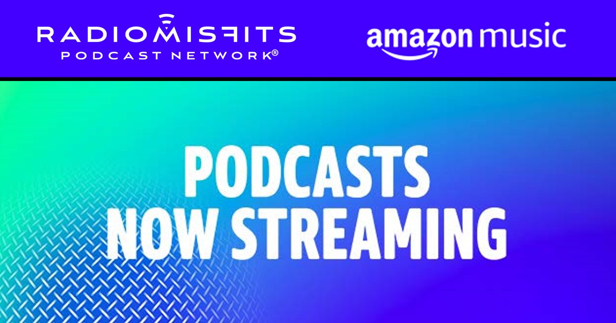 radiosmisfits's tweet photo. ANNOUNCEMENT: All @RadiosMisfits shows are now available on @amazonmusic! https://t.co/UI6DcREuDc
