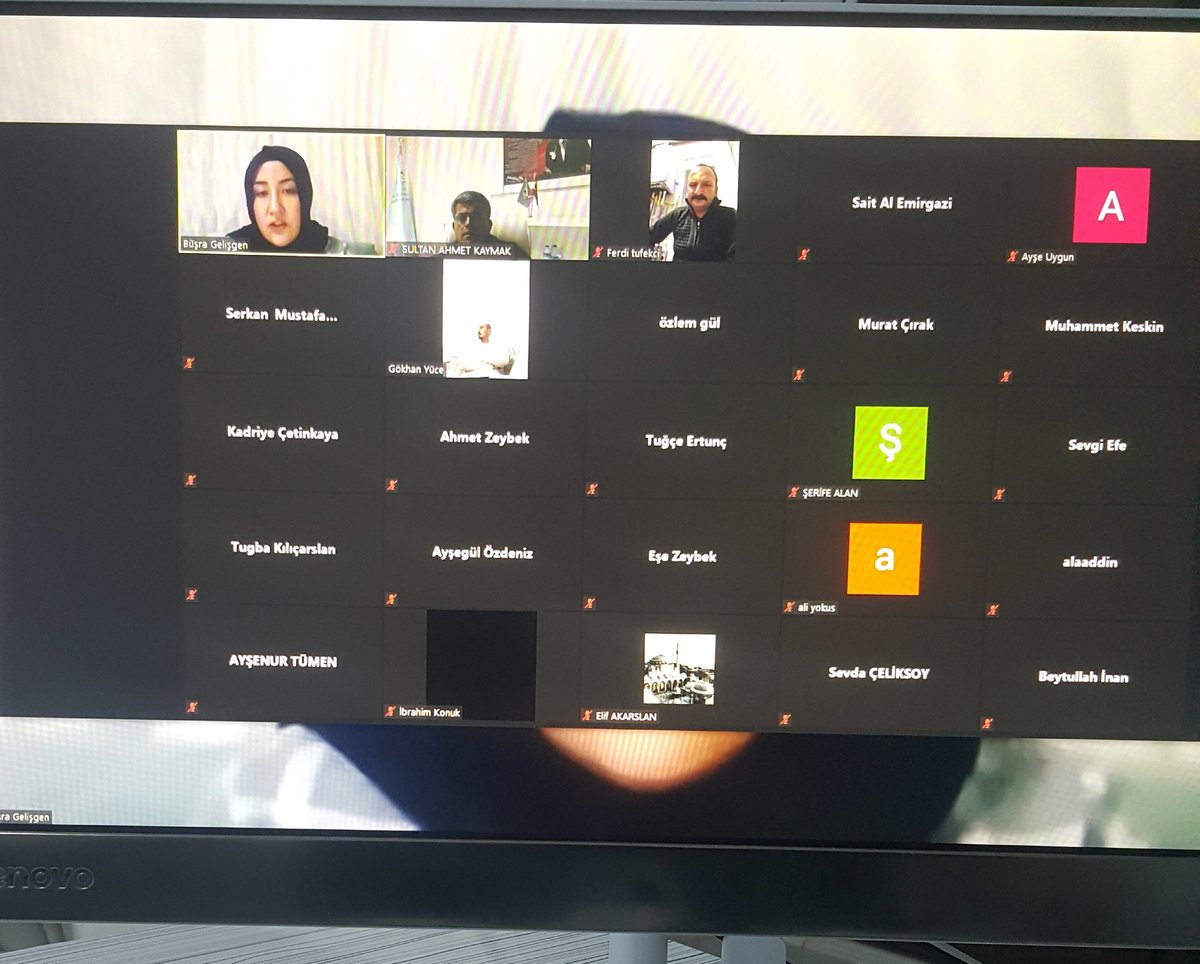 Emrulgazi Ortaokulu Rehber Öğretmenimiz Büşra Gelişken Konya İnsan Mektebi,Emirgazi Öğretmen Mektebinde  PANDEMİ SÜRECİNDE STRES VE STRES İLE BAŞETME konusunda Anasınıfı Öğretmenlerimize ve Sınıf Öğretmenlerimize Uzaktan  sunum yaptıÖğretmenlerimiz beğeni ile dinlediler
Mebbasin.