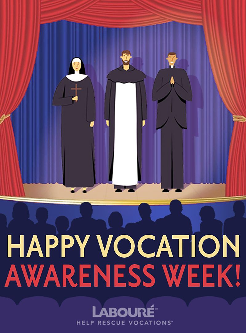 LaboureSociety's tweet photo. Forget about Hollywood, it's the selfless individuals who have said "yes" to their vocation that are the true stars of this world. 

It is Vocation Awareness Week! Learn more about our mission to deliver new priests and religious to the Catholic Church at: https://t.co/ccGIbs6R5r https://t.co/lHEsd3xSfH