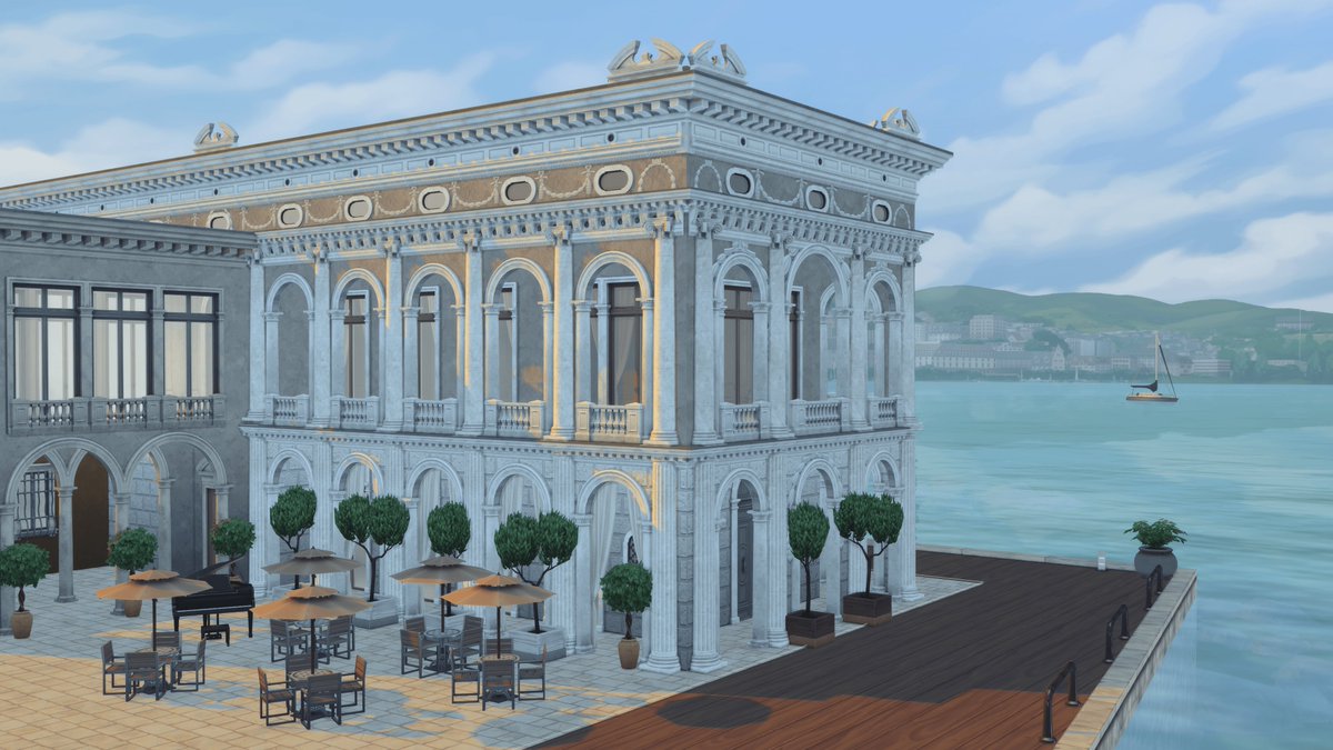 felixandresims's tweet image. I was working on a little something, this is part 2 of the Florence set, but I always loved Venice too, so I included Venetian windows and arches😊.
