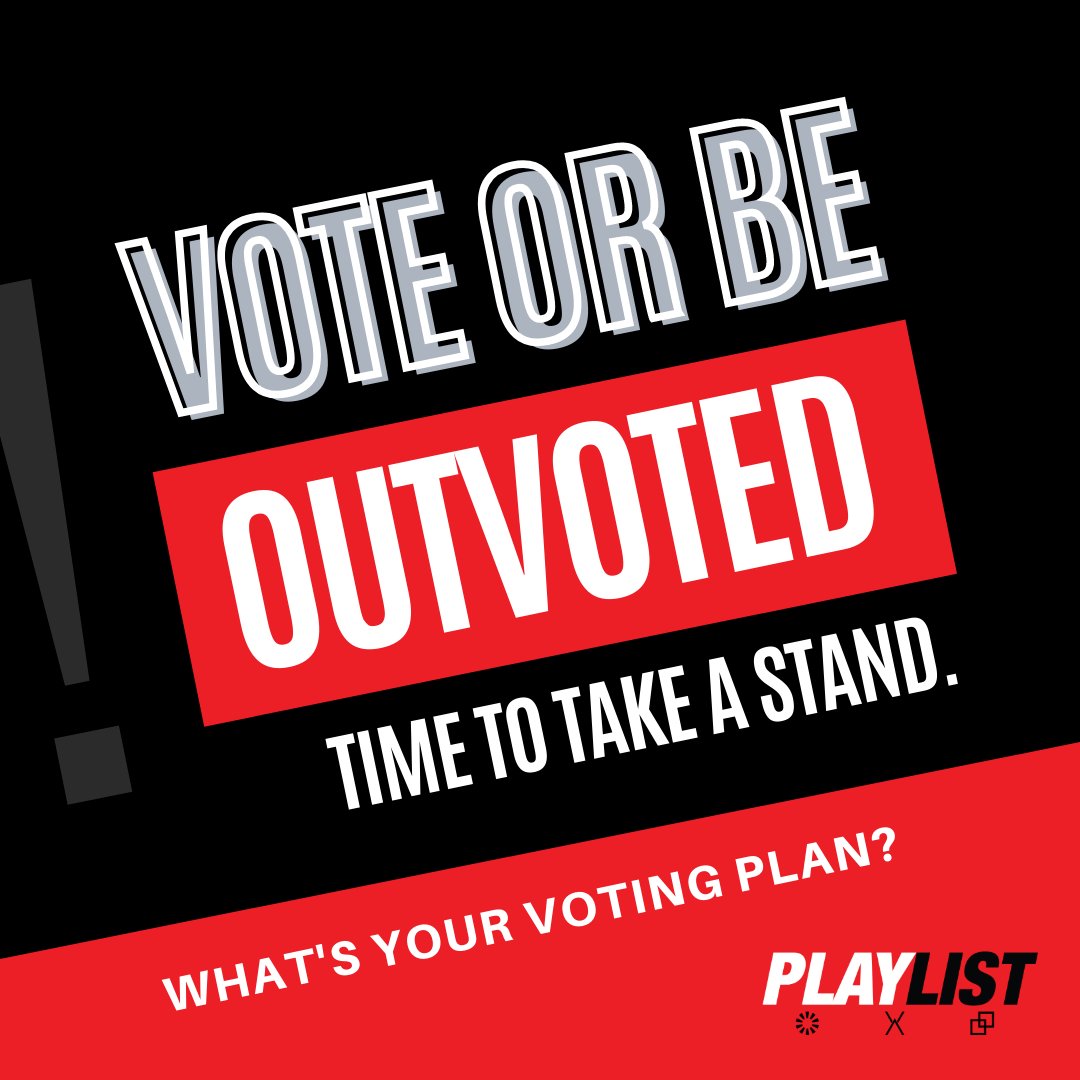 TOMORROW is #ElectionDay! Your vote is your voice. It's not too late. Vote loud and clear. #yourvoicematters #playlistretreat #rockthevote #ownyourvote