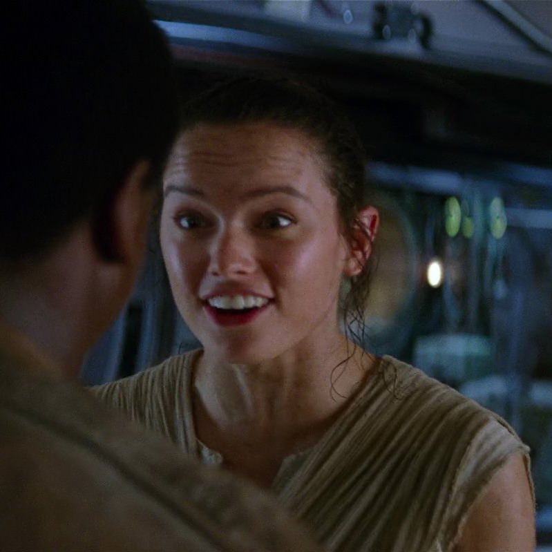 rey through the sequel trilogy but it’s only her smile: a thread