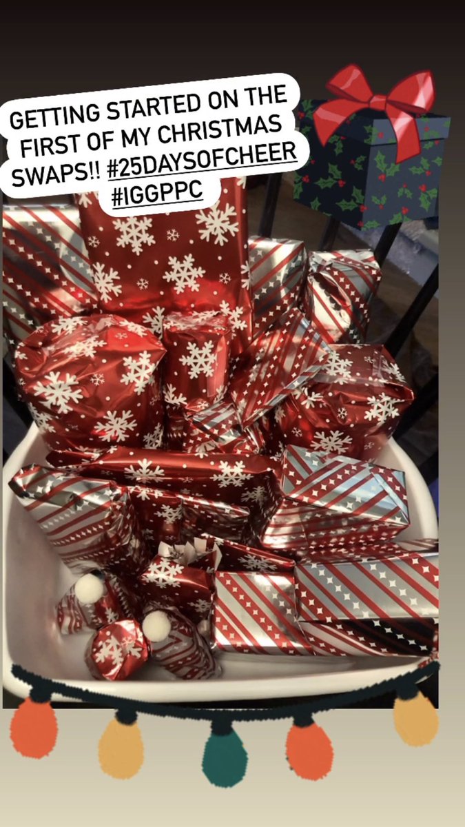 thewordnifflers's tweet photo. #25daysofcheer getting some wrapping done and shopping yesterday has totally put me into the holiday mood #iggppc #tbtbsanta https://t.co/6S0Q2LYle3