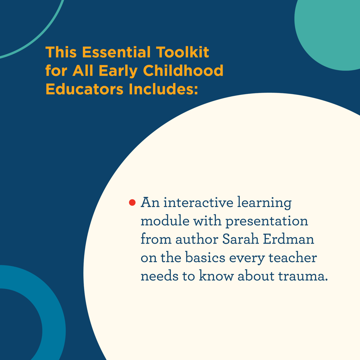 NAEYC's tweet photo. How can you support children and families impacted by trauma? NAEYC has curated an essential toolkit featuring a collection of resources to support your implementation of trauma-informed care. Learn more and purchase this resource library today: https://t.co/iLBtZx7s13 https://t.co/6uCOtil2rc